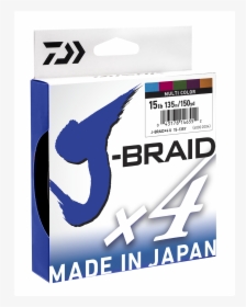 Daiwa J Braid X4 Line   Title Daiwa J Braid X4 Line - Daiwa J Braid, HD Png Download, Transparent PNG
