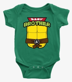 Custom Baby Brother Ninja Turtle Bodysuit - Love My Grampy Onesie, HD Png Download, Transparent PNG