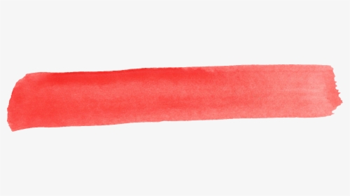 37 Red Watercolor Brush Stroke Vol - Leather, HD Png Download, Transparent PNG