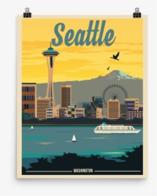 Seattle Poster, HD Png Download, Transparent PNG