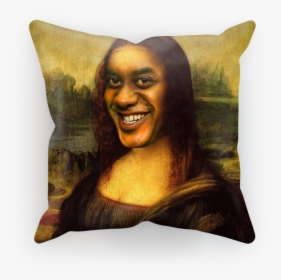 Ainsley Harriott As The Mona Lisa ﻿sublimation Cushion - Ainsley Harriott, HD Png Download, Transparent PNG