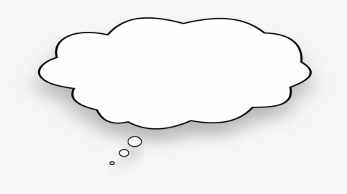 Thought Cloud Png - Transparent Background Thought Bubble Vector, Png Download, Transparent PNG