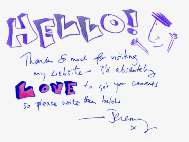 Jeremy Vine Official Website - Handwriting, HD Png Download, Transparent PNG