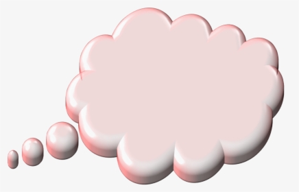Transparent Pink Bubble Png - Pink Thought Bubble Png, Png Download, Transparent PNG