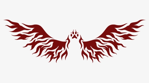 Transparent Fire Vector Png - Wings Of Fire Vector, Png Download, Transparent PNG