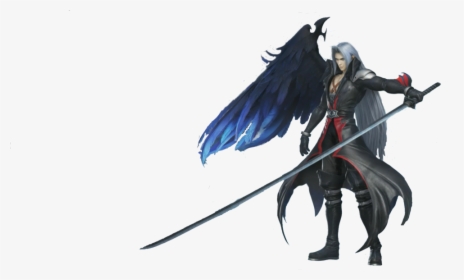 Sephiroth Transparent - Sephiroth Kingdom Hearts Dissidia, HD Png Download, Transparent PNG