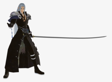 Transparent Cloud Strife Png - Final Fantasy Sephiroth Mmd, Png Download, Transparent PNG