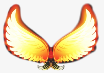 #freetoedit #wings #fire #firewings - Emblem, HD Png Download, Transparent PNG
