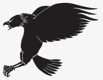 Vulture Vector Eagle Open Wing - Screaming Eagle Silhouette, HD Png Download, Transparent PNG