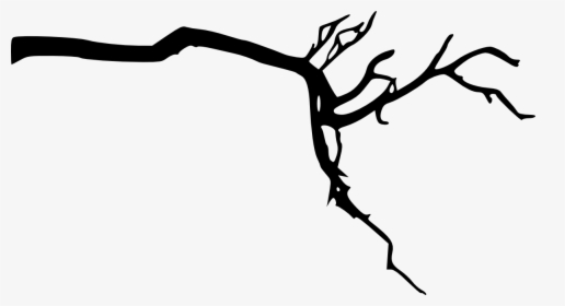 Tree Branch Silhouette Png Download - Branch Of Tree Transparent Background, Png Download, Transparent PNG