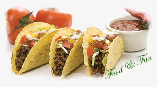 Mexican Food , Png Download - Actual Taco Bell Tacos, Transparent Png, Transparent PNG