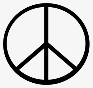 Cartoon Peace Sign Hand - Thin Peace Sign Outline, HD Png Download, Transparent PNG