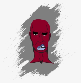Transparent Angry Man Png - Cartoon Knife With Blood, Png Download, Transparent PNG