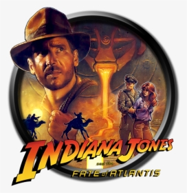 82us5q - Indiana Jones And The Fate Of Atlantis Game Poster, HD Png Download, Transparent PNG