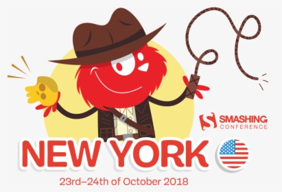 Hat Svg Indiana Jones - Smashing Conference 2018 New York, HD Png Download, Transparent PNG