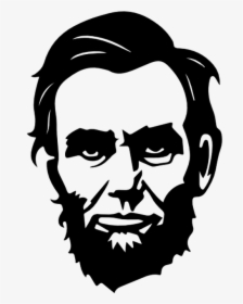 Portrait Of Abraham Lincoln United States Clip Art - Abraham Lincoln Stencil Art, HD Png Download, Transparent PNG