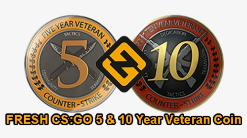 Fresh Csgo 5 & 10 Year Veteran Coin Accounts - Good Life Recordings, HD Png Download, Transparent PNG