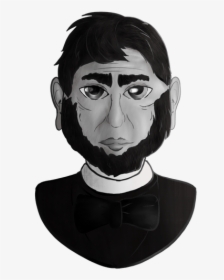 Gray Scale Abraham Lincoln - Illustration, HD Png Download, Transparent PNG