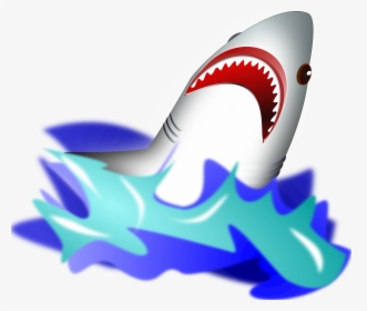 Shark Clip Arts - Shark In Water Clipart, HD Png Download, Transparent PNG