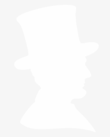 Abraham Lincoln Silhouette By Paperlightbox - Abraham Lincoln Silhouette With Hat, HD Png Download, Transparent PNG