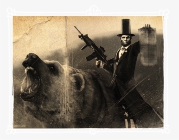 Abraham Lincoln With Guns, HD Png Download, Transparent PNG