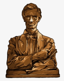 Drawing Of A Statue Of Abraham Lincoln - Illustration, HD Png Download, Transparent PNG