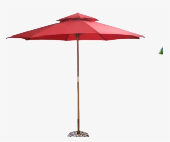 Red Beach Umbrella Png, Transparent Png, Transparent PNG
