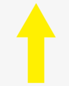 Yellow Up Arrow Png - Yellow Arrow Pointing Up, Transparent Png, Transparent PNG