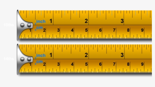 Picture - Metric Tape Measure Vs Imperial, HD Png Download, Transparent PNG