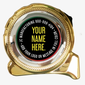 Special Occasion Gold Case Tape Measure - Measure Tape Trophy, HD Png Download, Transparent PNG