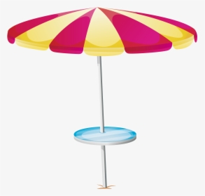 Stock Photography Beach Illustration - Png Beach Umbrella Vector, Transparent Png, Transparent PNG