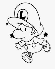Clip Art Baby Google Search - Baby Mario Coloring Pages, HD Png Download, Transparent PNG