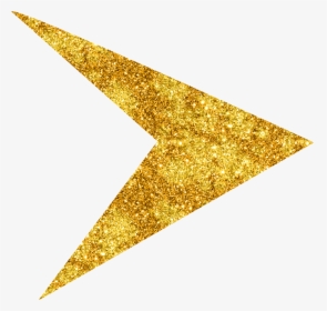 Glitter Gold Arrow Png, Transparent Png, Transparent PNG