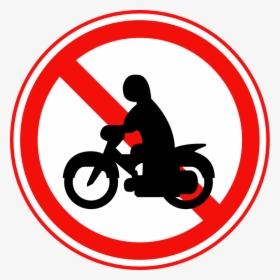Entrada Prohibida A Motocicletas Korea - Traffic Sign, HD Png Download, Transparent PNG