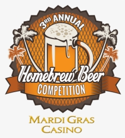 Mardi Gras Casino 3rd Annual Homebrew Beer Competition - Fda Approved Logo Png Icon, Transparent Png, Transparent PNG
