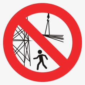 Do Not Pass Under Suspended Loads Signage, HD Png Download, Transparent PNG