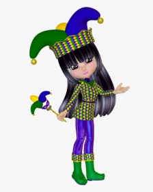 Jester Clipart Toy - Mardi Gras Poser, HD Png Download, Transparent PNG