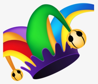 Mardi Gras Hat Clipart - Jester Hat Transparent Background, HD Png Download, Transparent PNG