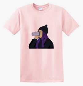 Image Of Pink Double Cup Tee - Cartoon, HD Png Download, Transparent PNG