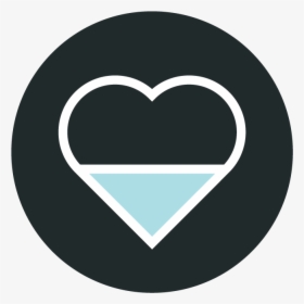 Transparent Heartbeat Png - Heart Icon Red Circle, Png Download, Transparent PNG