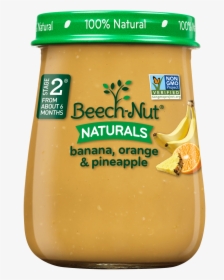 Naturals Banana, Orange & Pineapple Jar - Beechnut Naturals Baby Food, HD Png Download, Transparent PNG