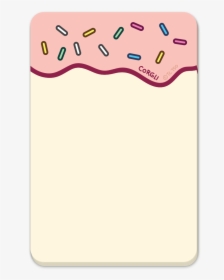 Donut Sprinkles Sticky Notes By Corgli & Co - Ice Cream, HD Png Download, Transparent PNG