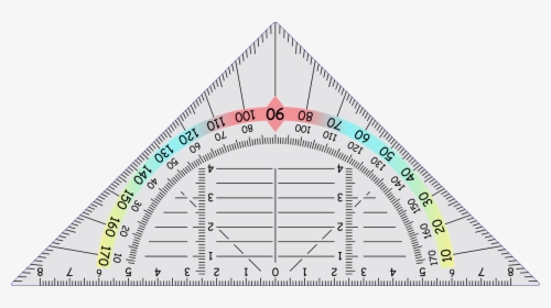 Triangle Protractor Transparent, HD Png Download, Transparent PNG