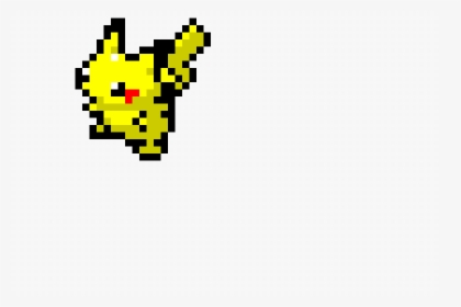 Pokemon Pixel Art Pikachu, HD Png Download, Transparent PNG