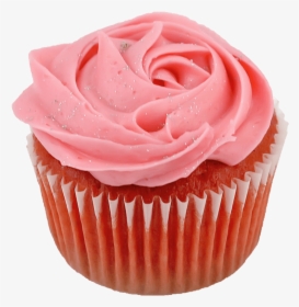 Regular Strawberry Cupcake - Cupcake, HD Png Download, Transparent PNG