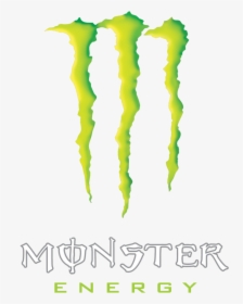 Monster Energy Energy Drink Logo Stencil Clip Art - Monster Drink Logo Png, Transparent Png, Transparent PNG