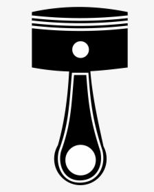 Piston Black And White, HD Png Download, Transparent PNG