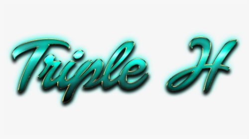 Triple H Name Logo Png - Triple H Png Logo, Transparent Png, Transparent PNG