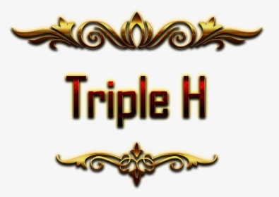 Triple H Decorative Name Png - Sharma Name, Transparent Png, Transparent PNG