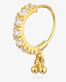 Indian Gold Nose Rings Uk - Indian Jewelry Nose Ring, HD Png Download, Transparent PNG